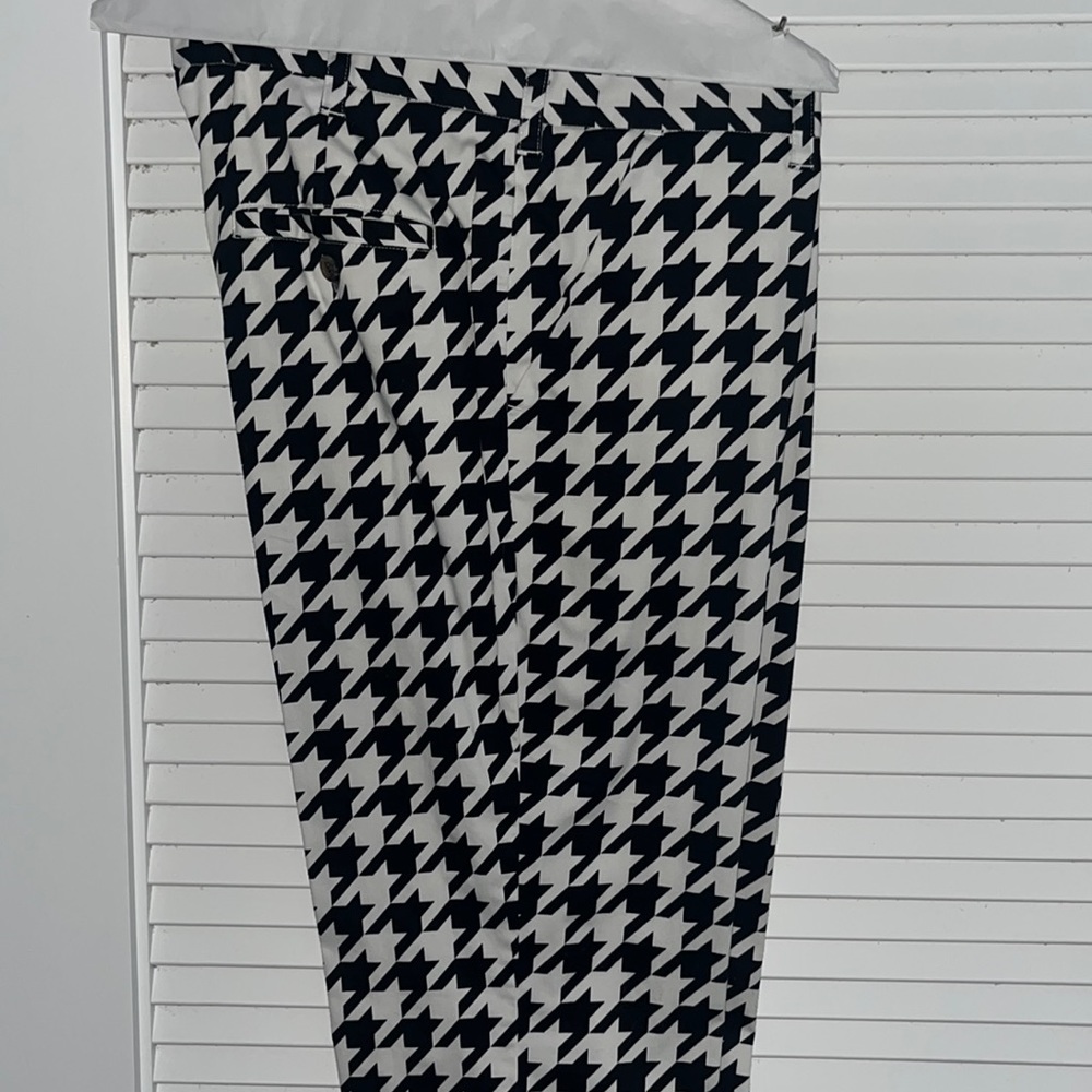 Loudmouth black & white star print pants